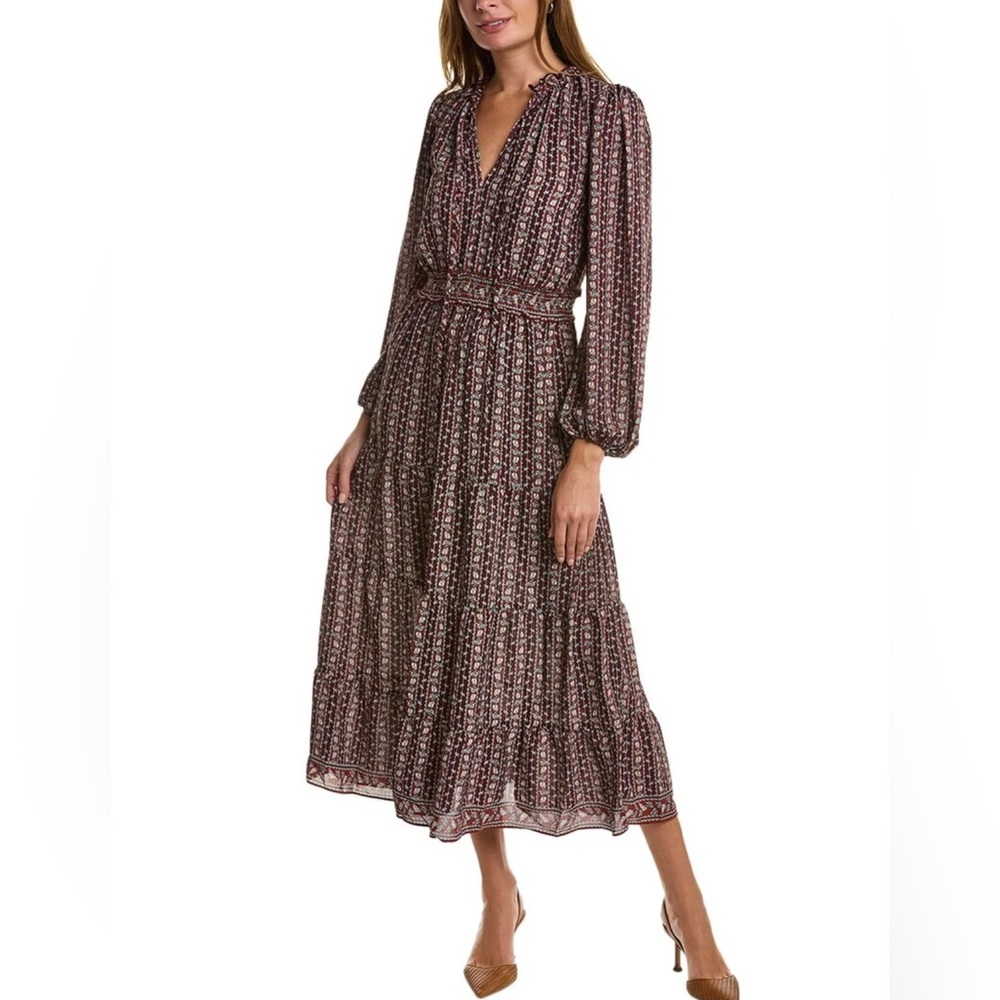 Elegant Multicolor Maxi Dress